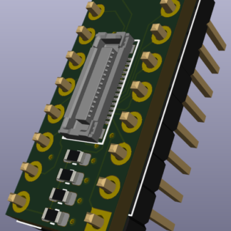SRAM 18pin base board (300mil) - 1024x4 4kb